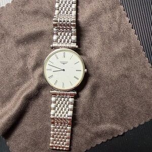 Longines Silver Timepiece with White Face